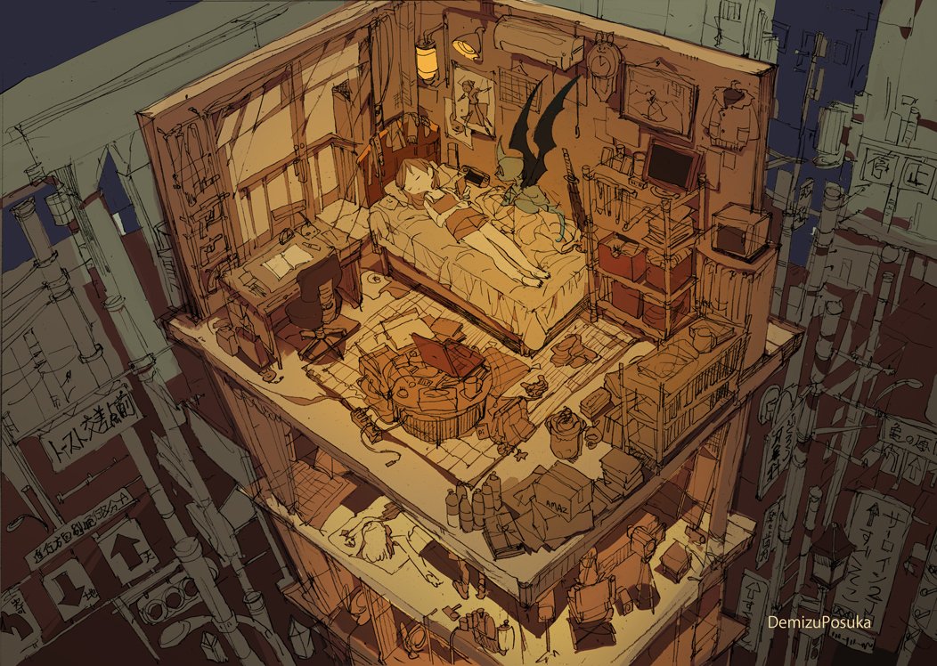 Artwork by 出水ぽすか(ポ～ン）🦉🎃🦈