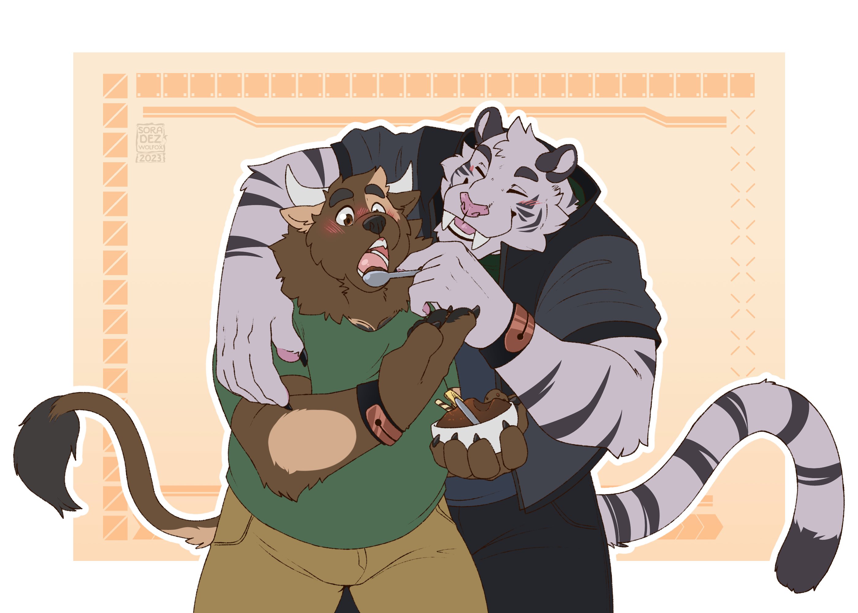 Artwork by Sacher the BullBear~🌟(open coms)