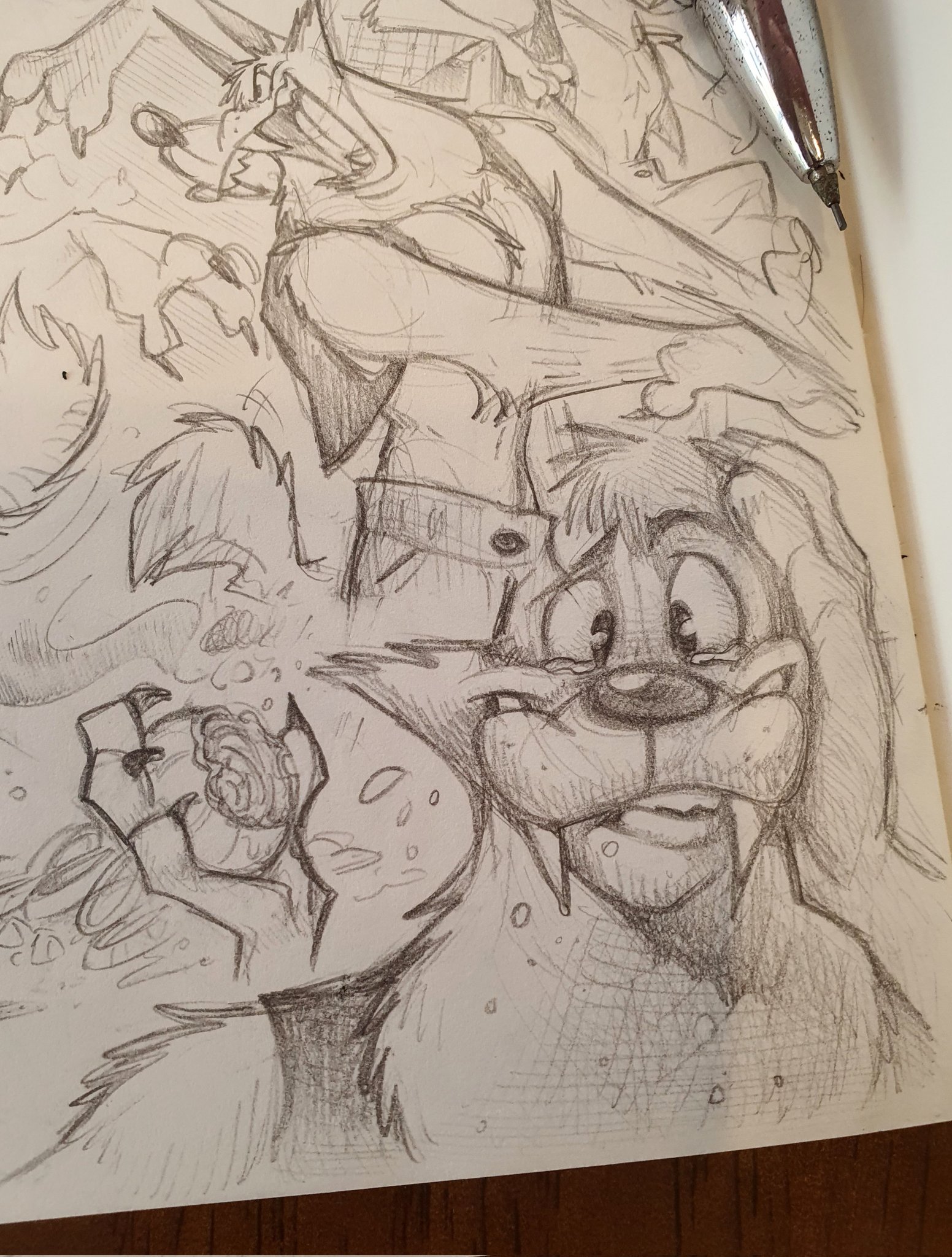 Artwork by Piti Yindee 🐱 ❤ 🐭