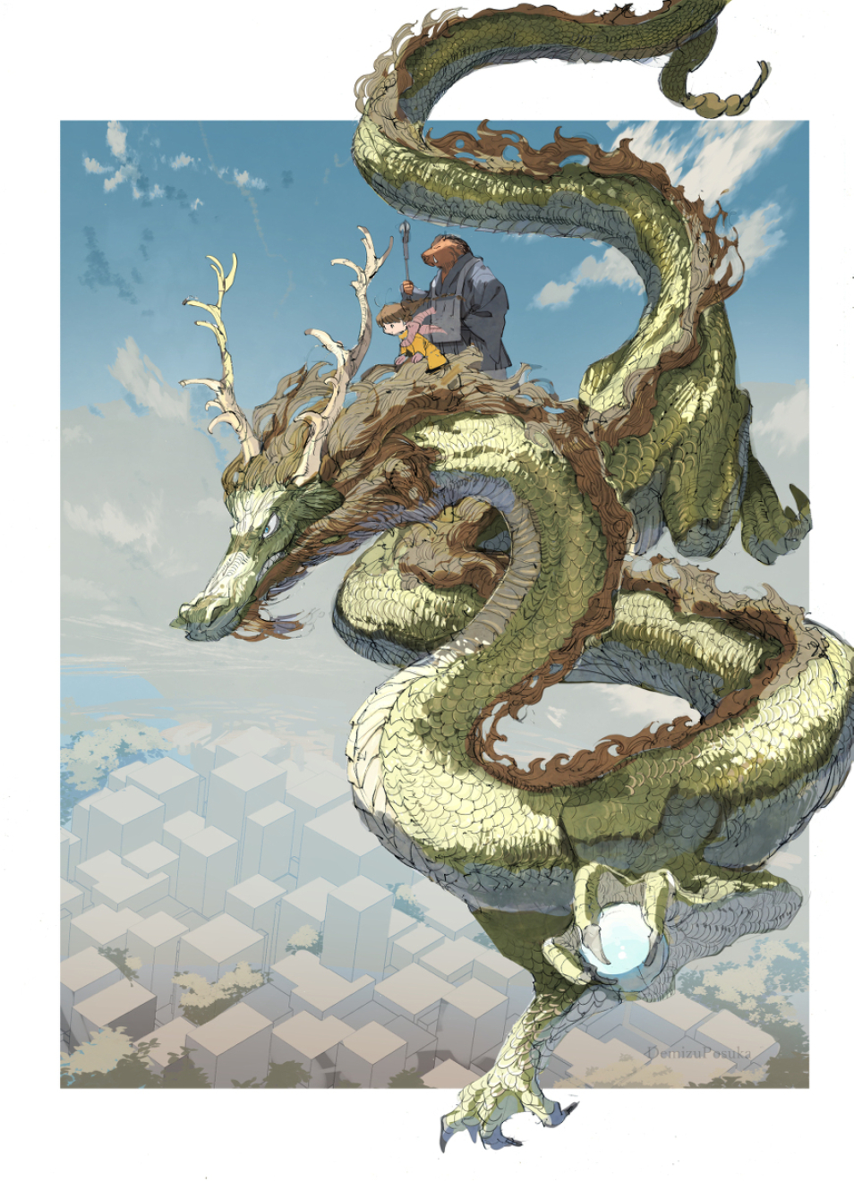 Artwork by 出水ぽすか(ポ～ン）🦉🎃🦈