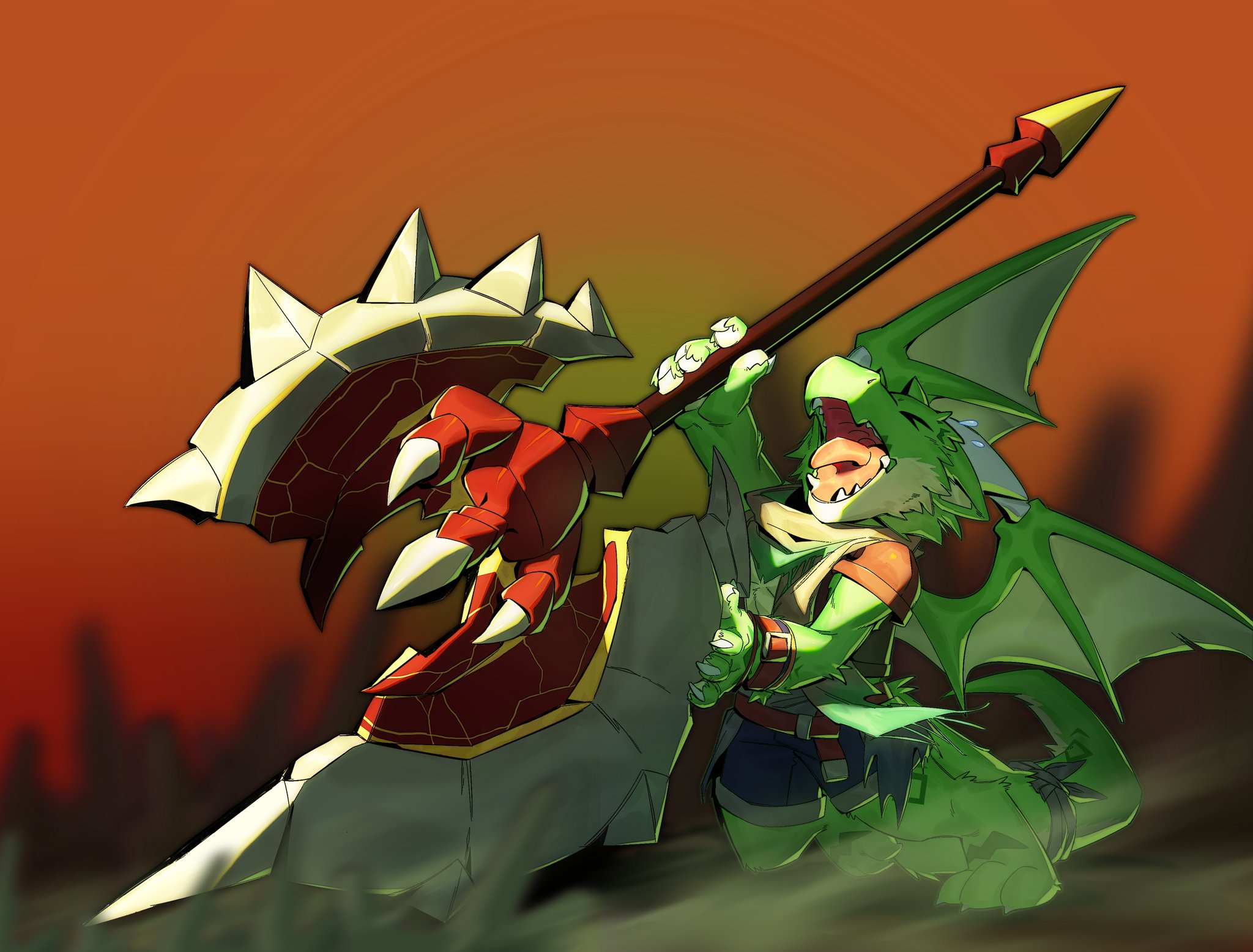 Artwork by Midorimon绿豆龙