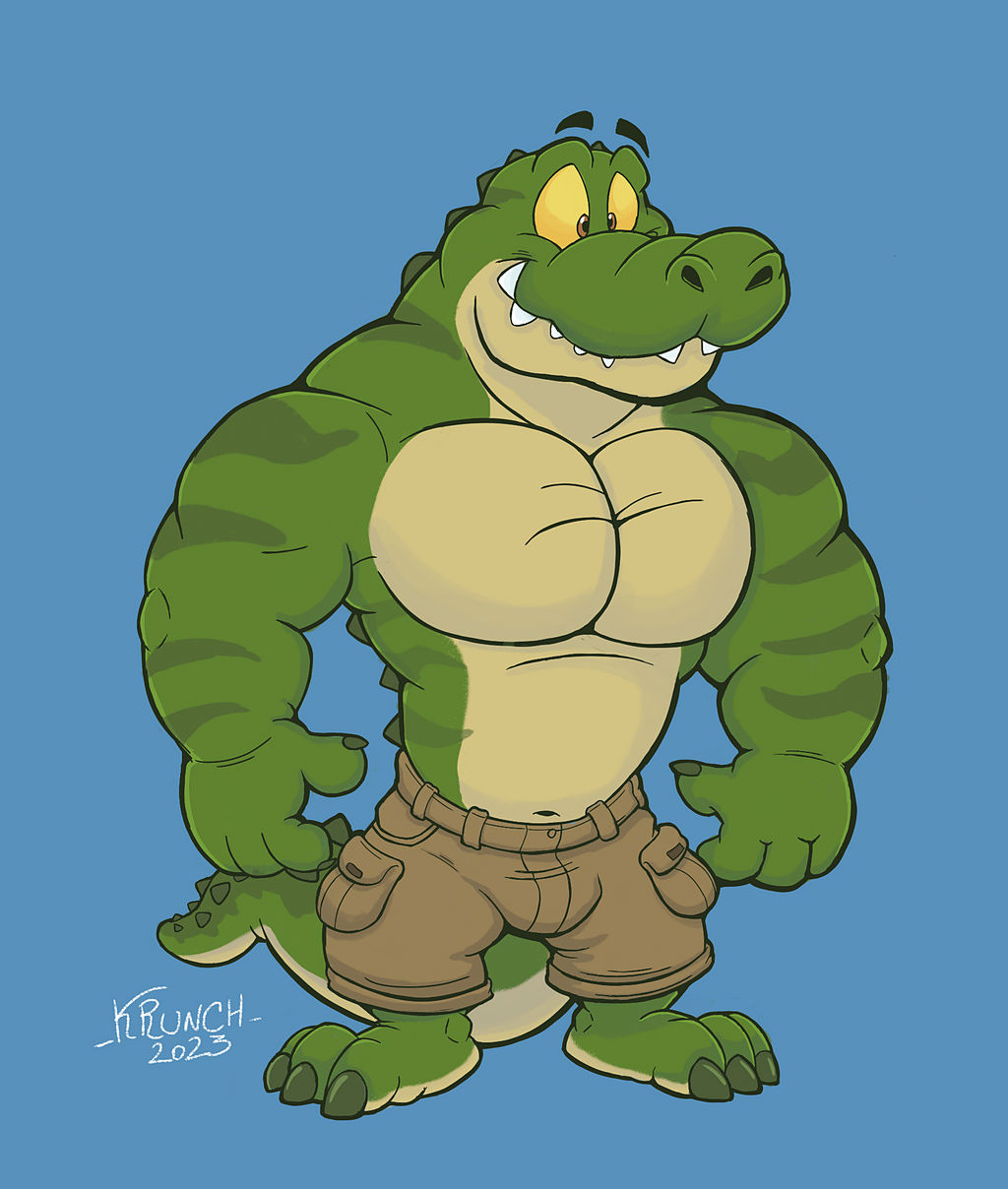 Artwork by KRUNCHY_DRAWS 🎨🐊