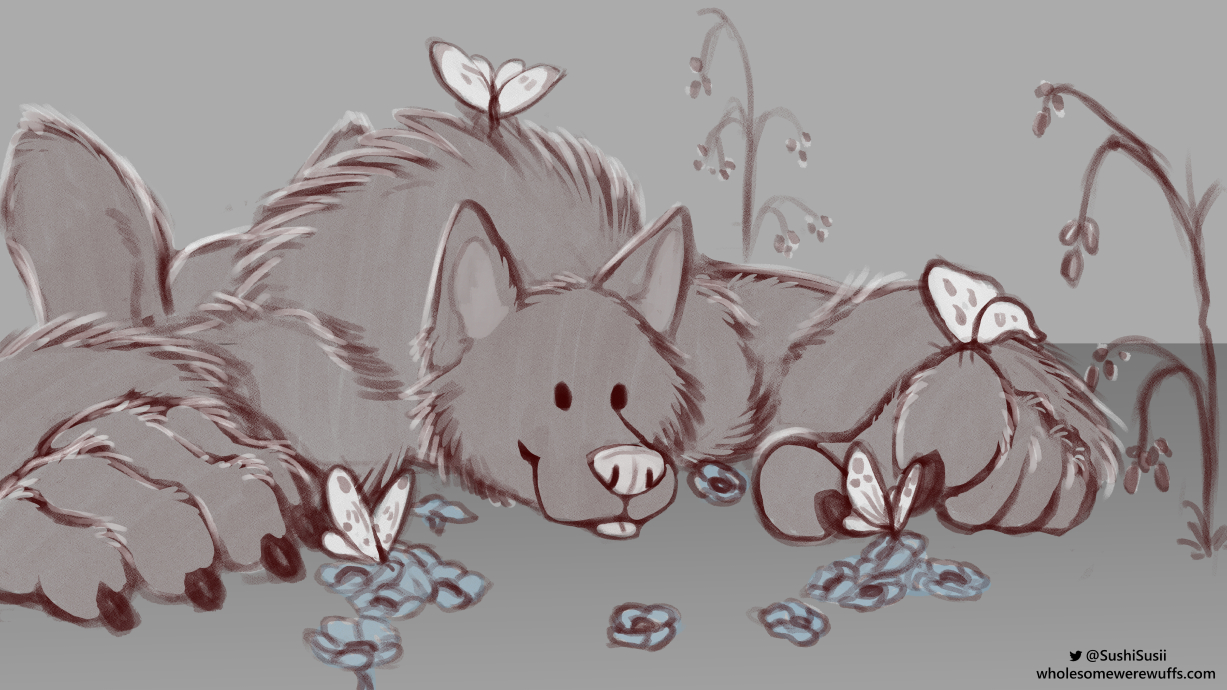 Artwork by Naoma 🐺 Werewolf vtuber/artist🏳️‍⚧️