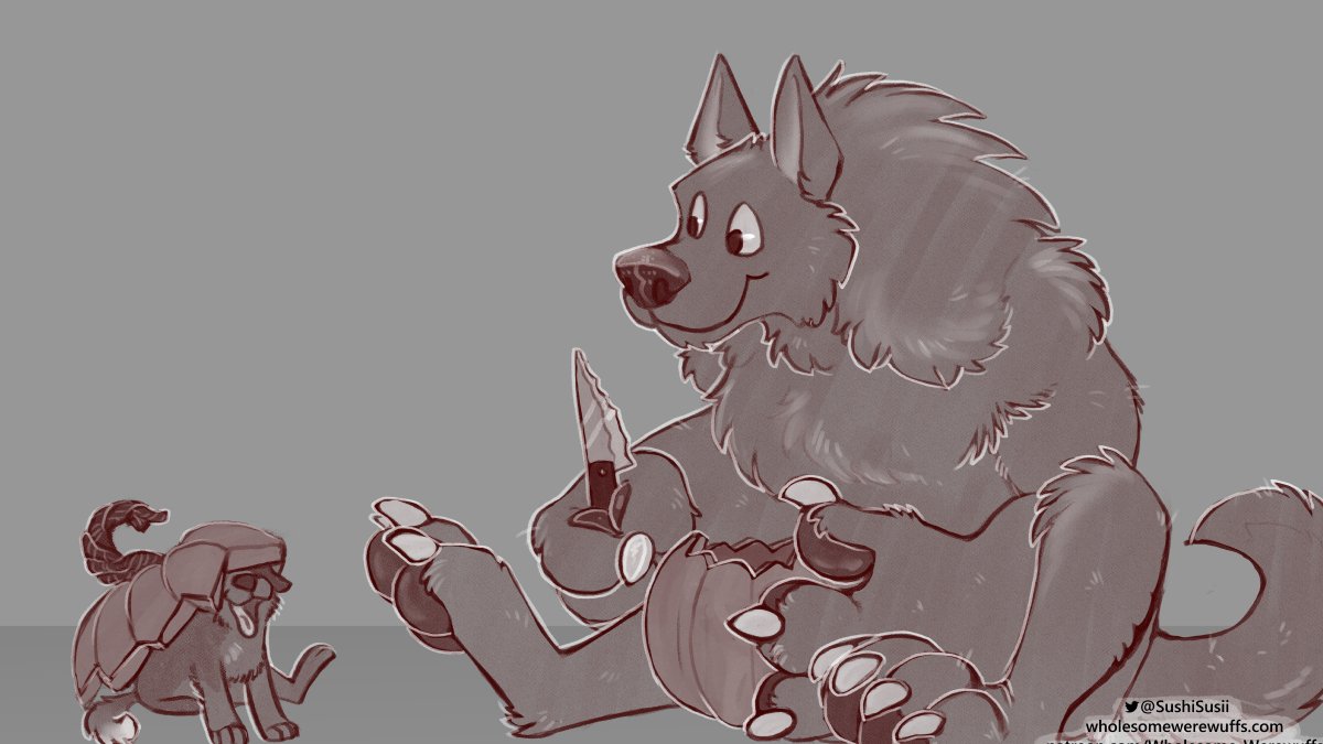 Artwork by Naoma 🐺 Werewolf vtuber/artist🏳️‍⚧️