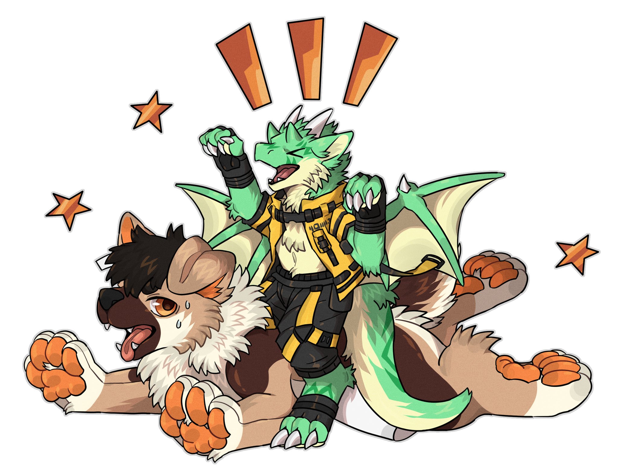 Artwork by Midorimon绿豆龙