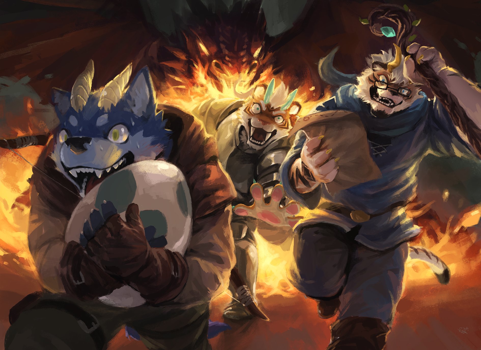 Artwork by Rac'n 🐾 BeastAges