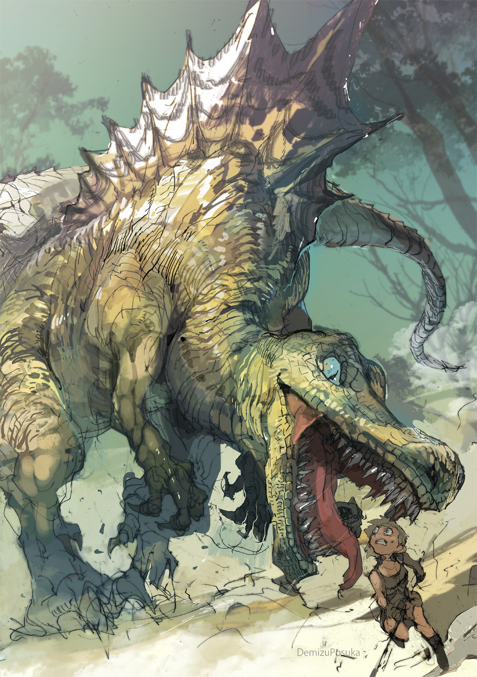 Artwork by 出水ぽすか(ポ～ン）🦉🎃🦈