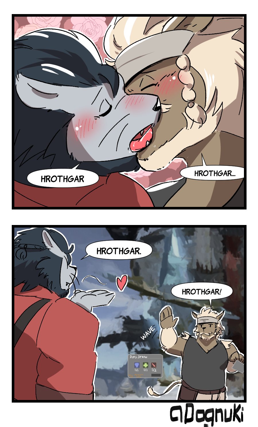 Artwork by Toshi Fan🏳️‍🌈 (@dognuki.bsky.social on bsky)