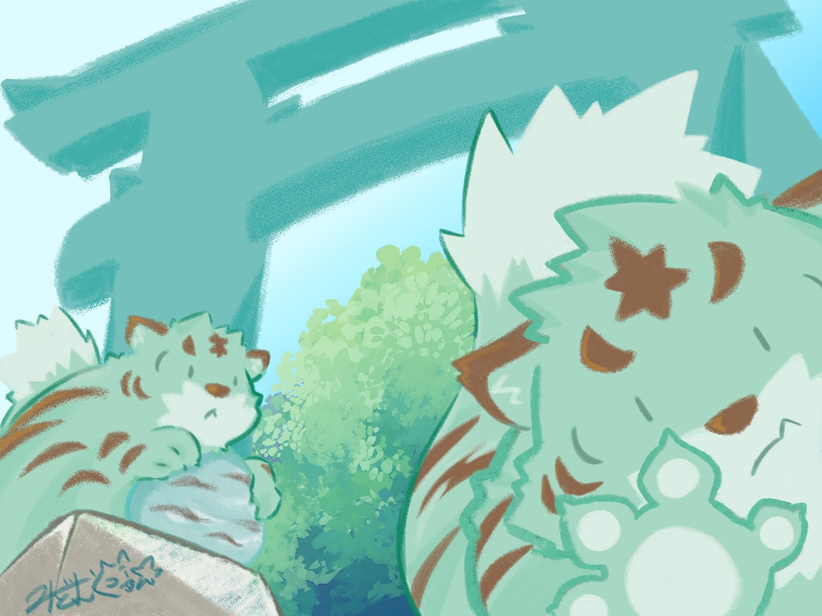 Artwork by みどむく