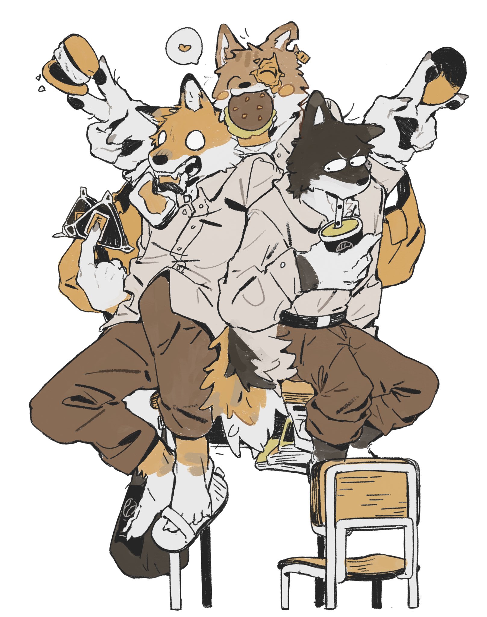 Artwork by かたじお