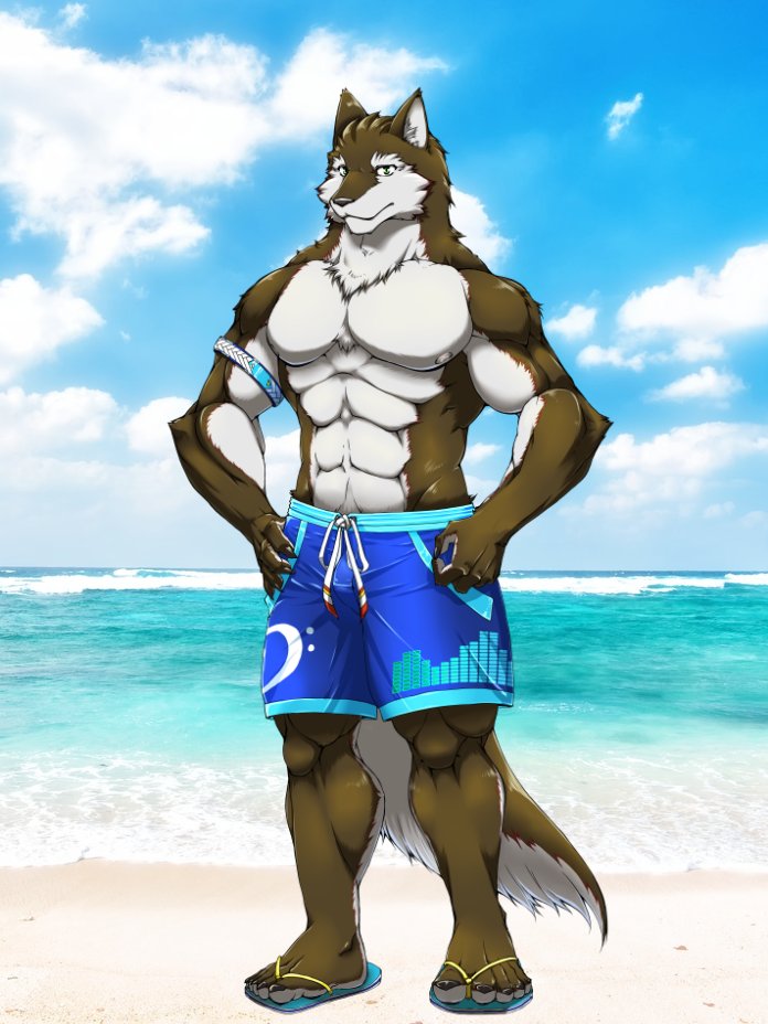 Artwork by 狼音アロ@UTAU獣人Vtuber