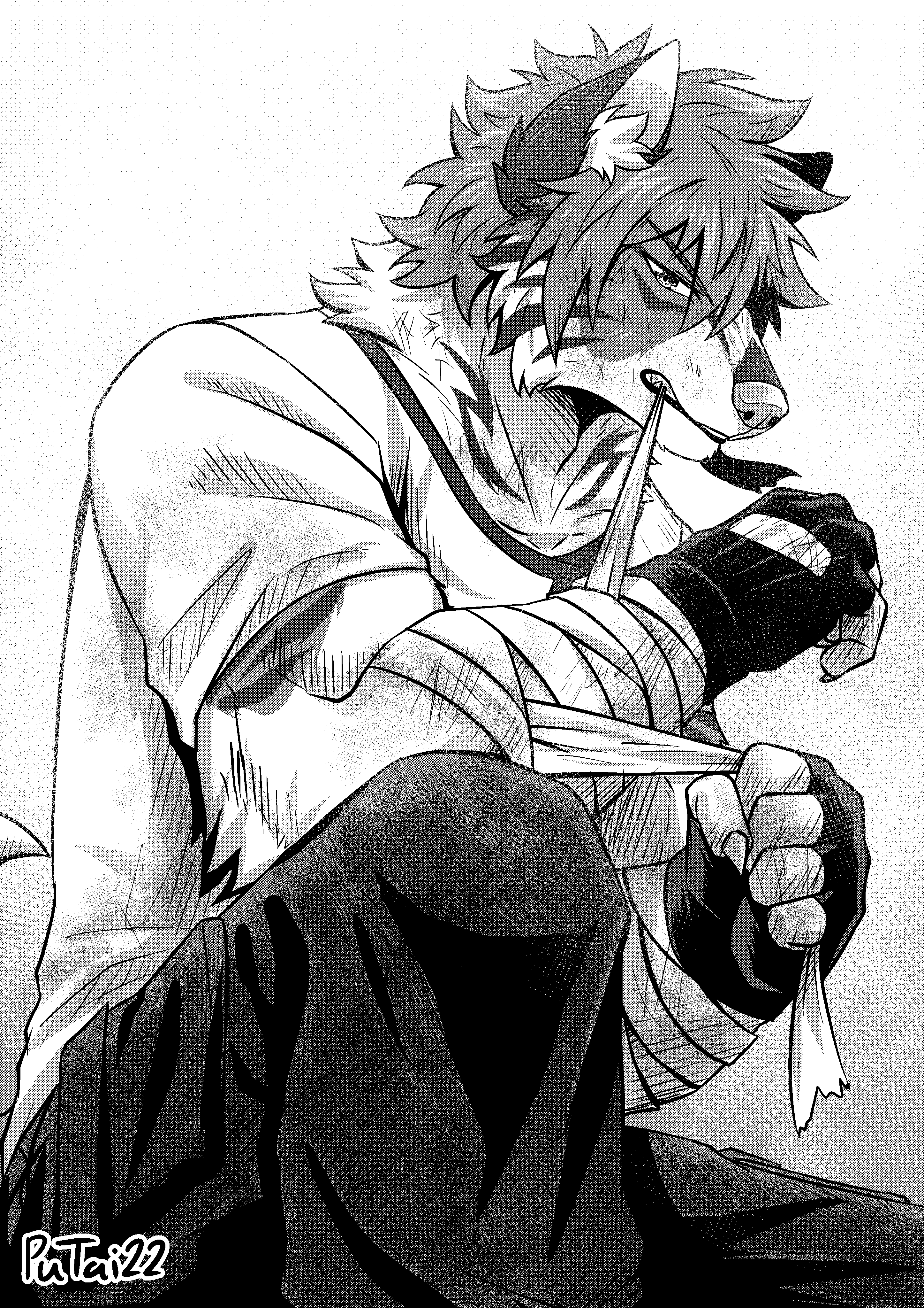 Artwork by 🦀 หมาปูไท 🦀🔜 FurSquare2023 / D10