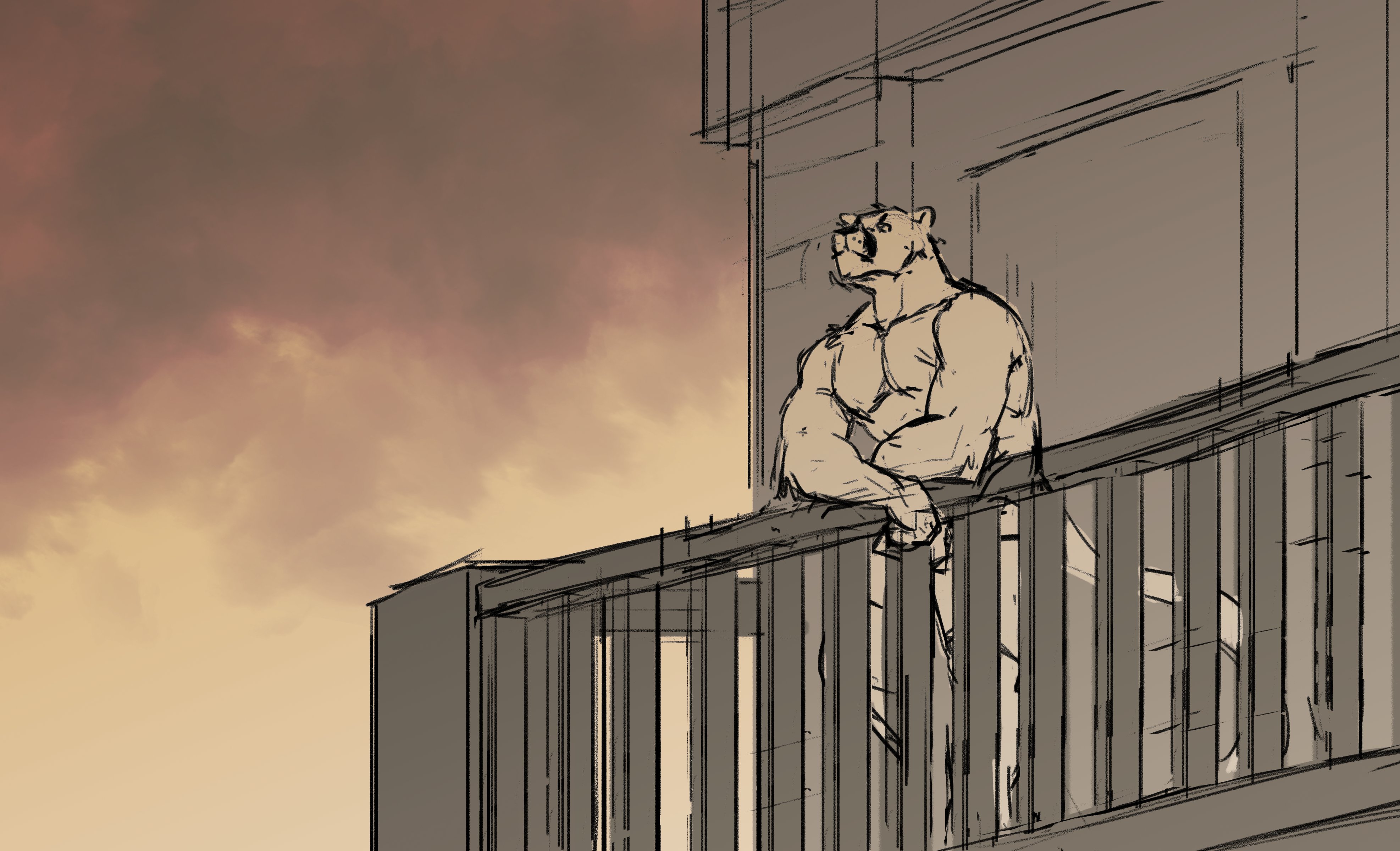 Artwork by A Blue Dog